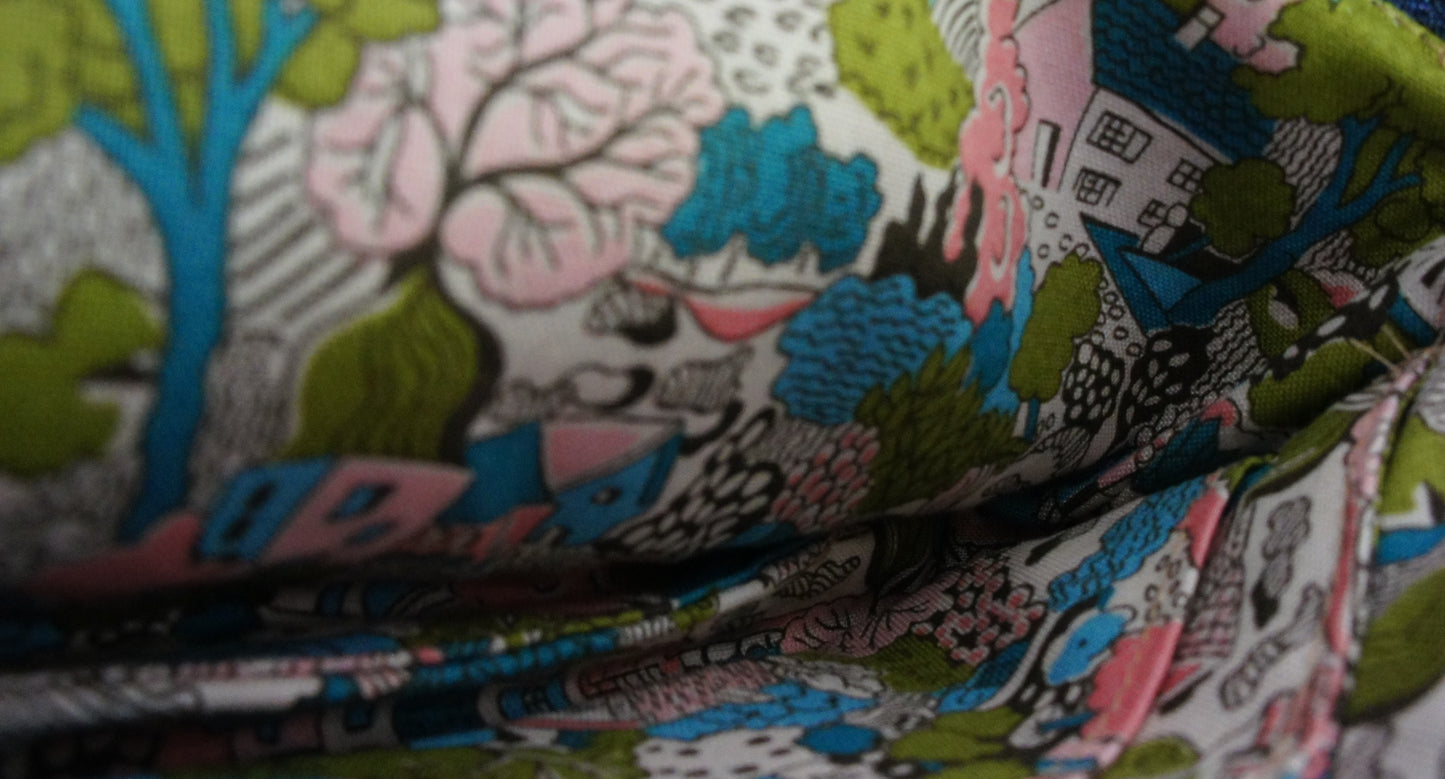 Ochre Denim Wristlet